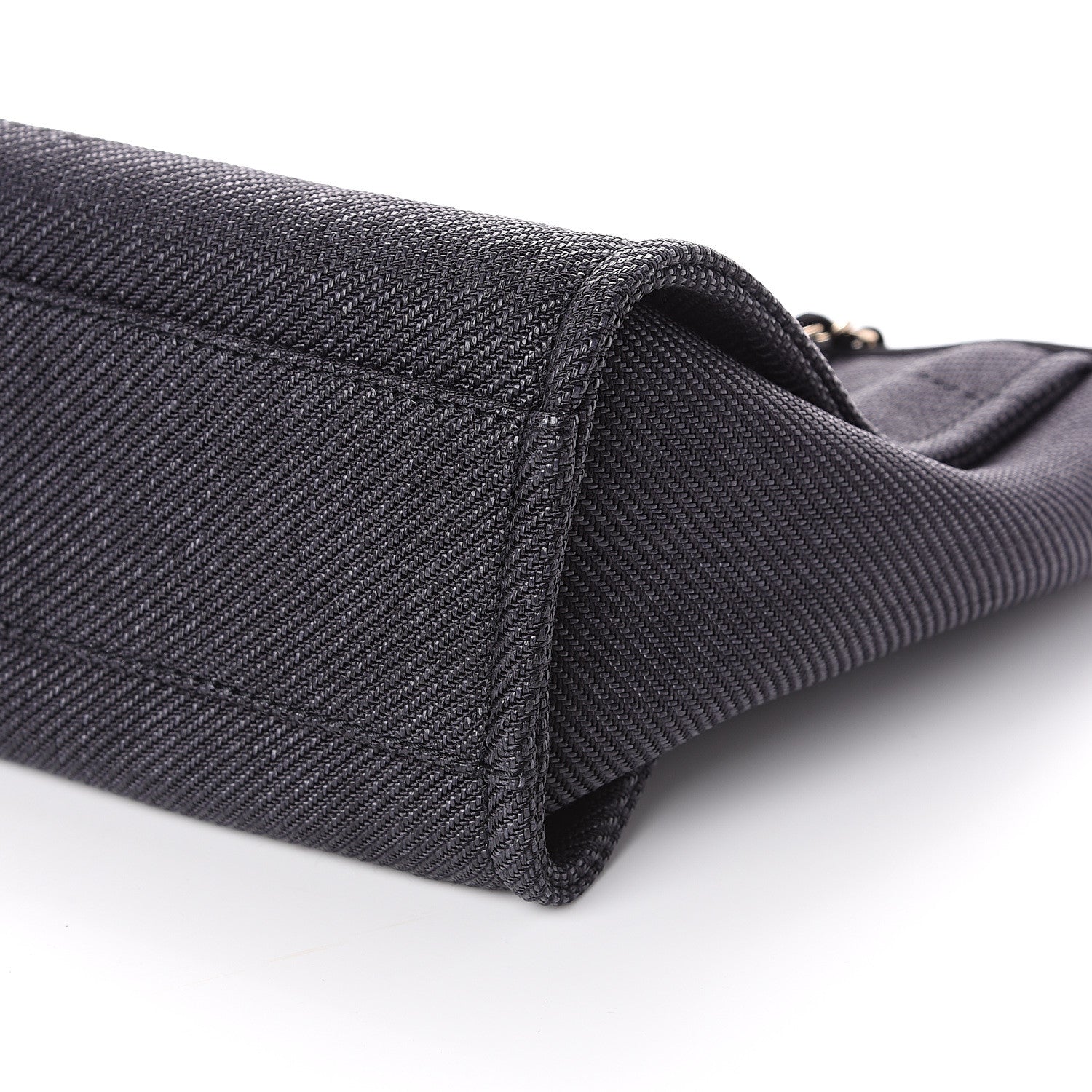 Chanel Canvas Small Deauville Tote Black 9 of 9
