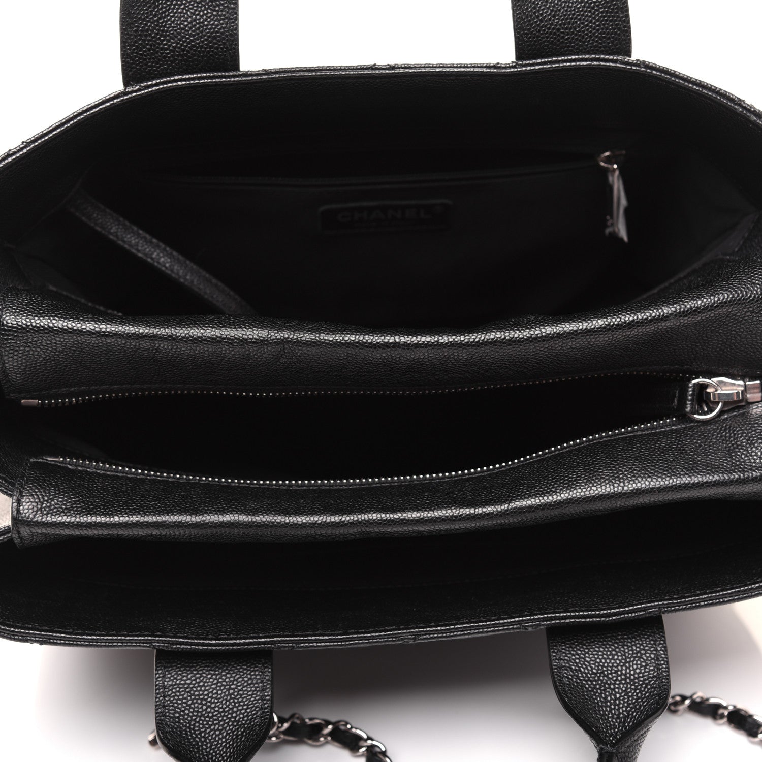 Chanel Caviar Quilted Urban Companion Top Handle Shopping Tote Black 5 of 23