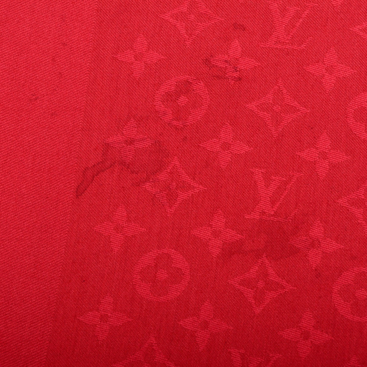 Louis Vuitton Silk Wool Monogram Shawl Pomme D'Amour 7 of 8