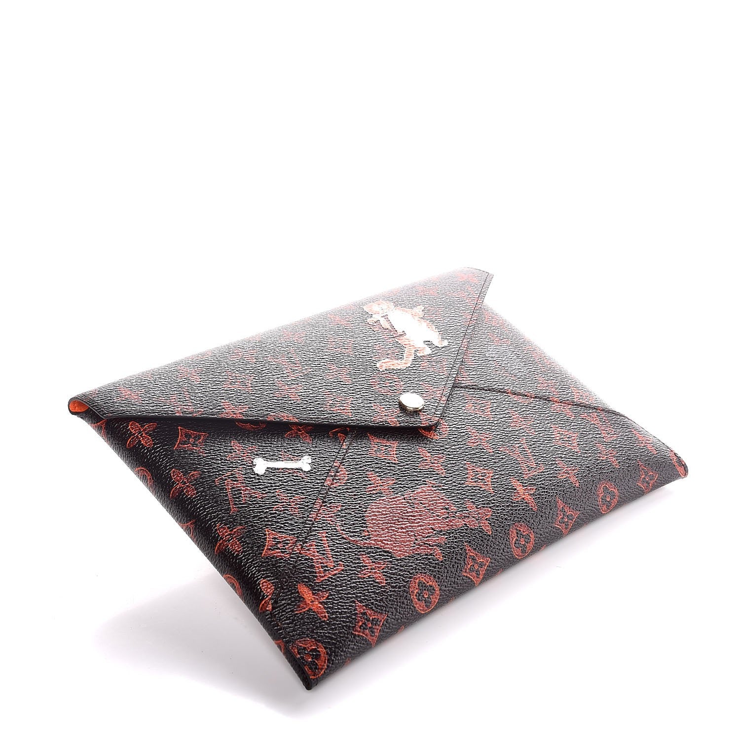 Louis Vuitton Catogram Kirigami Pochette Set Marron White Black 5 of 9