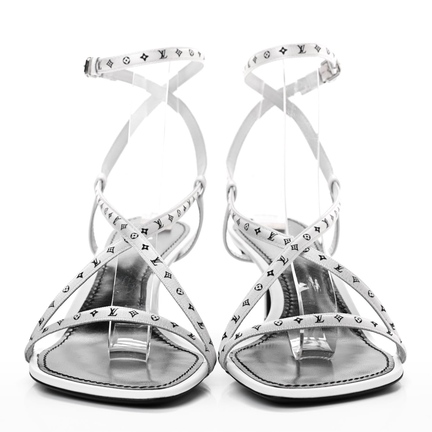 Louis Vuitton Calfskin Citizen Sandal 39.5 White 2 of 8