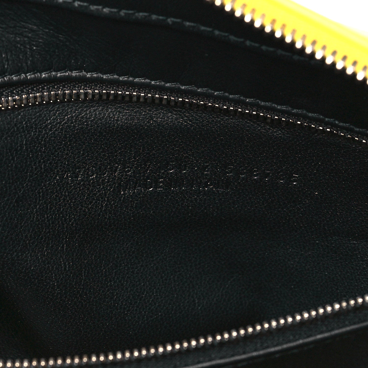 Balenciaga Shiny Day Calfskin Logo S Triangle Duffle Jaune Black 7 of 10