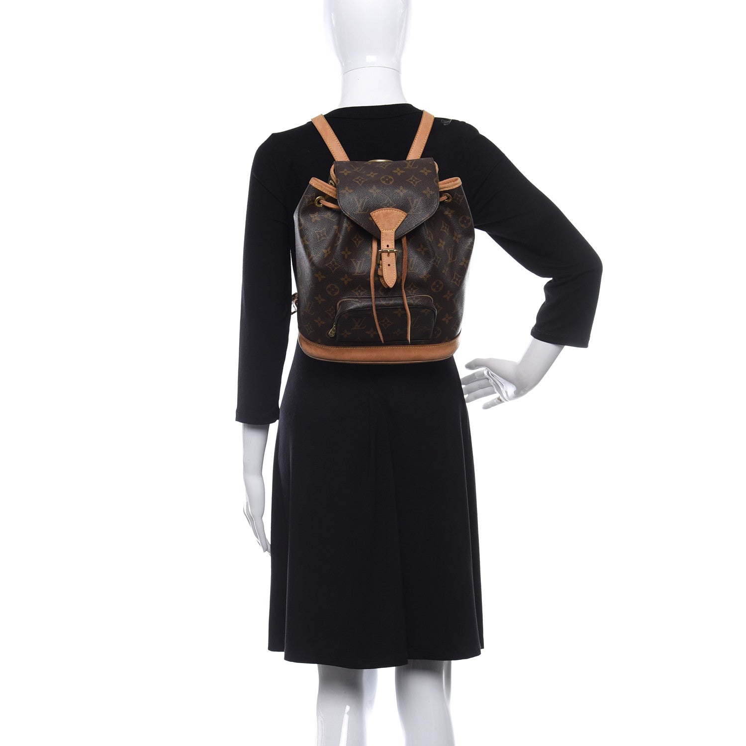 Louis Vuitton Monogram Montsouris MM Backpack 2 of 10