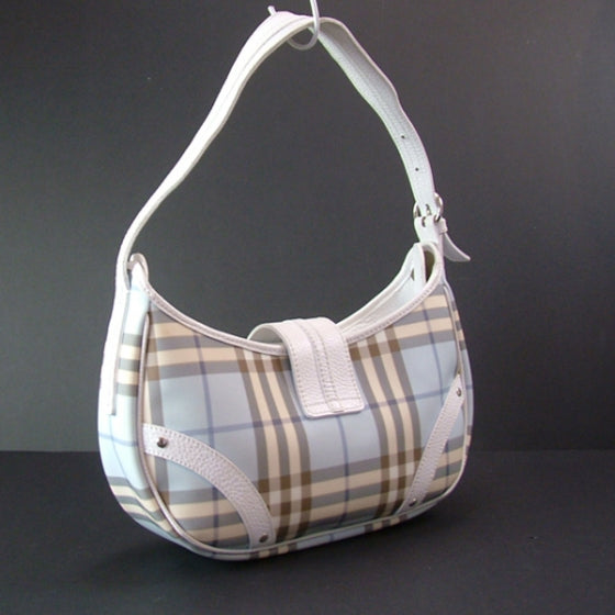 Bluebell Check Plaid Hobo Blue