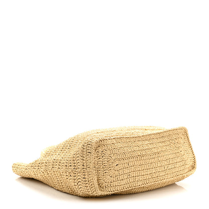 Saint Laurent Raffia Rive Gauche Tote Natural 4 of 10