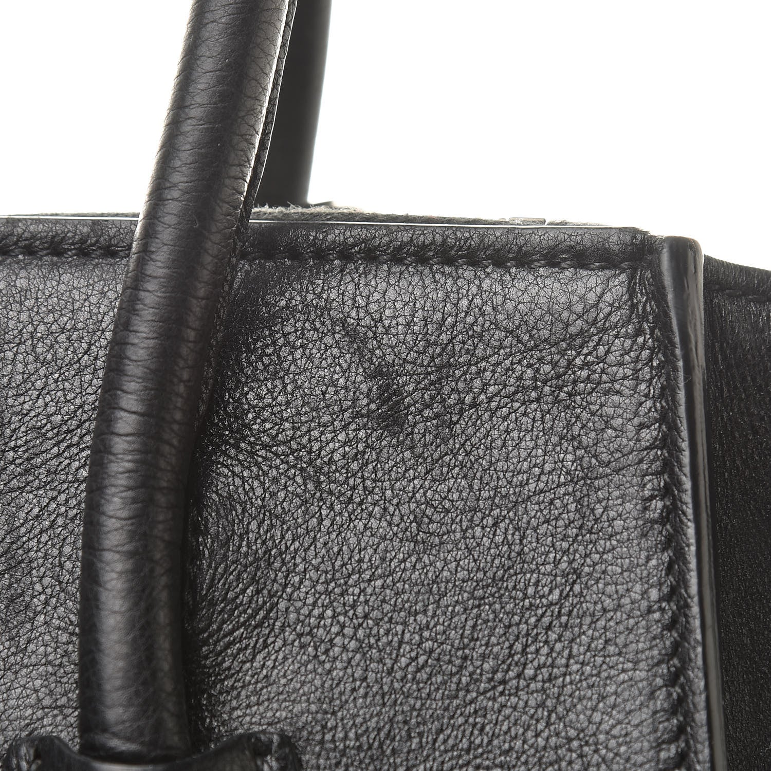 Prada Glace Calf Small Twin Pocket Tote Black 20 of 25