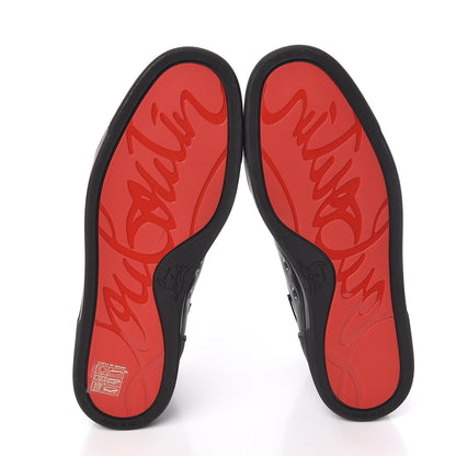 Christian Louboutin Satin Rantulow Orlato Flat Sneakers 39.5 Black 5 of 10