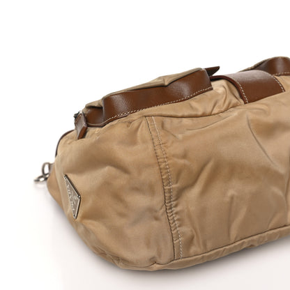 Prada Tessuto Nylon Messenger Bag Beige 9 of 18