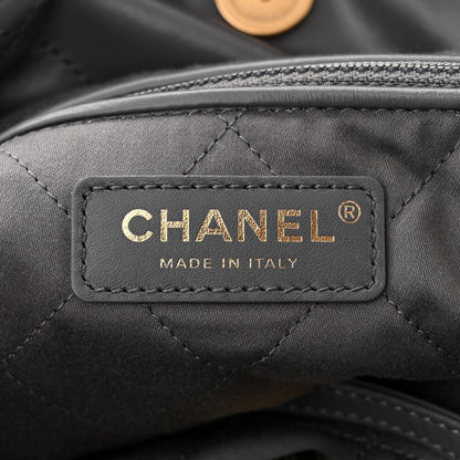 Chanel Shiny Calfskin Quilted Small Chanel 22 Grey 7 of 11