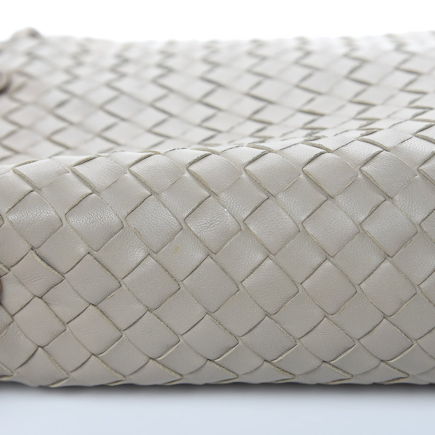 Nappa Intrecciato Crossbody Pillow Fume