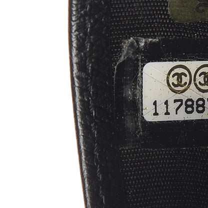 Chanel Caviar CC Yen Wallet Black 9 of 13