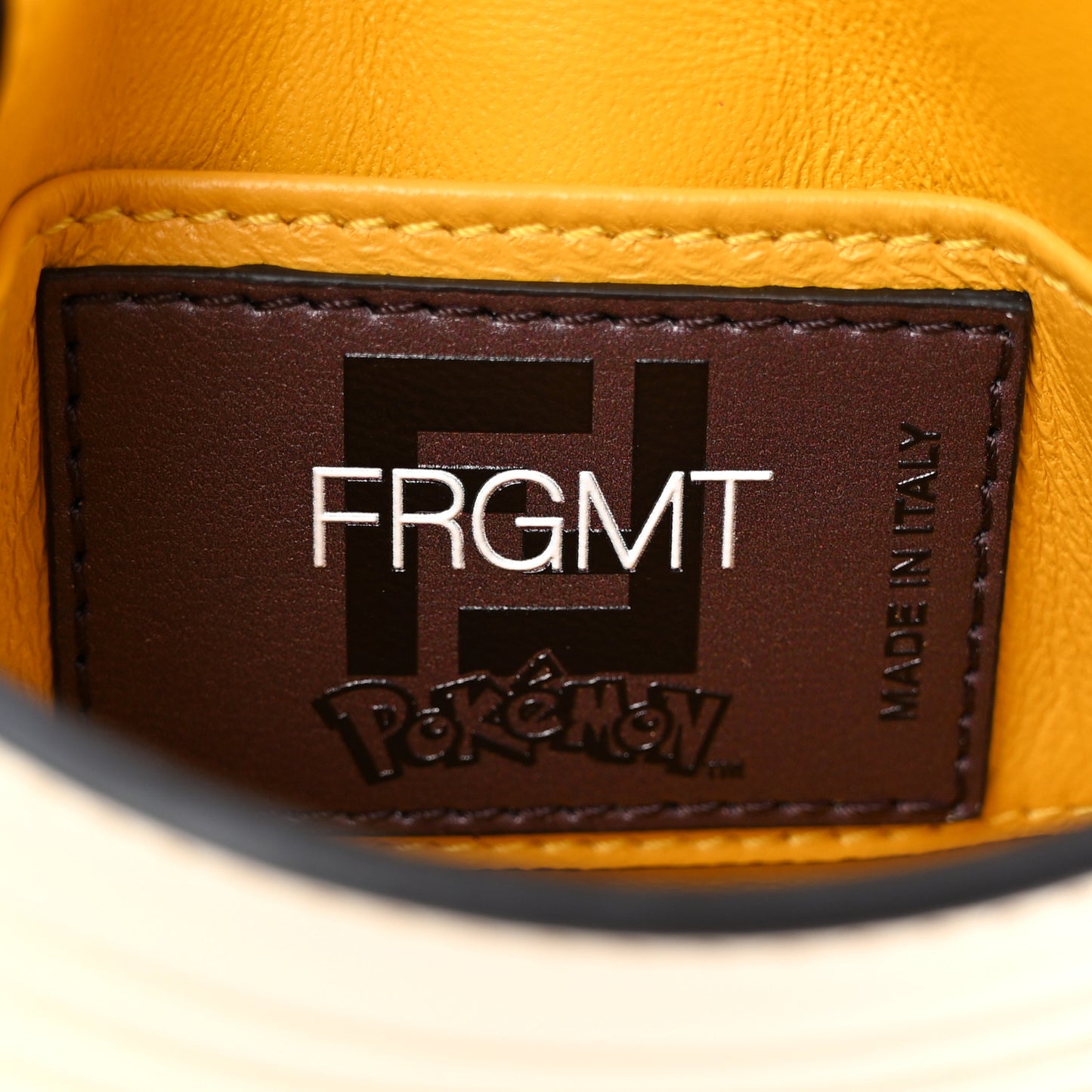 X FRGMT X POKEMON Nappa Pokemon Inlay Nano Maxi Buckle Baguette Charm Mimosa Multicolor