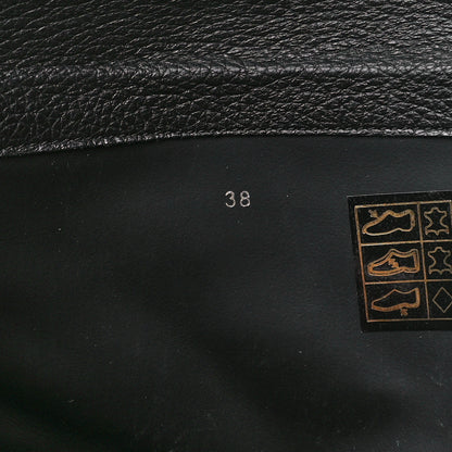 Givenchy Grained Calfskin Shark Lock Biker Ankle Boots 38 Black 9 of 10