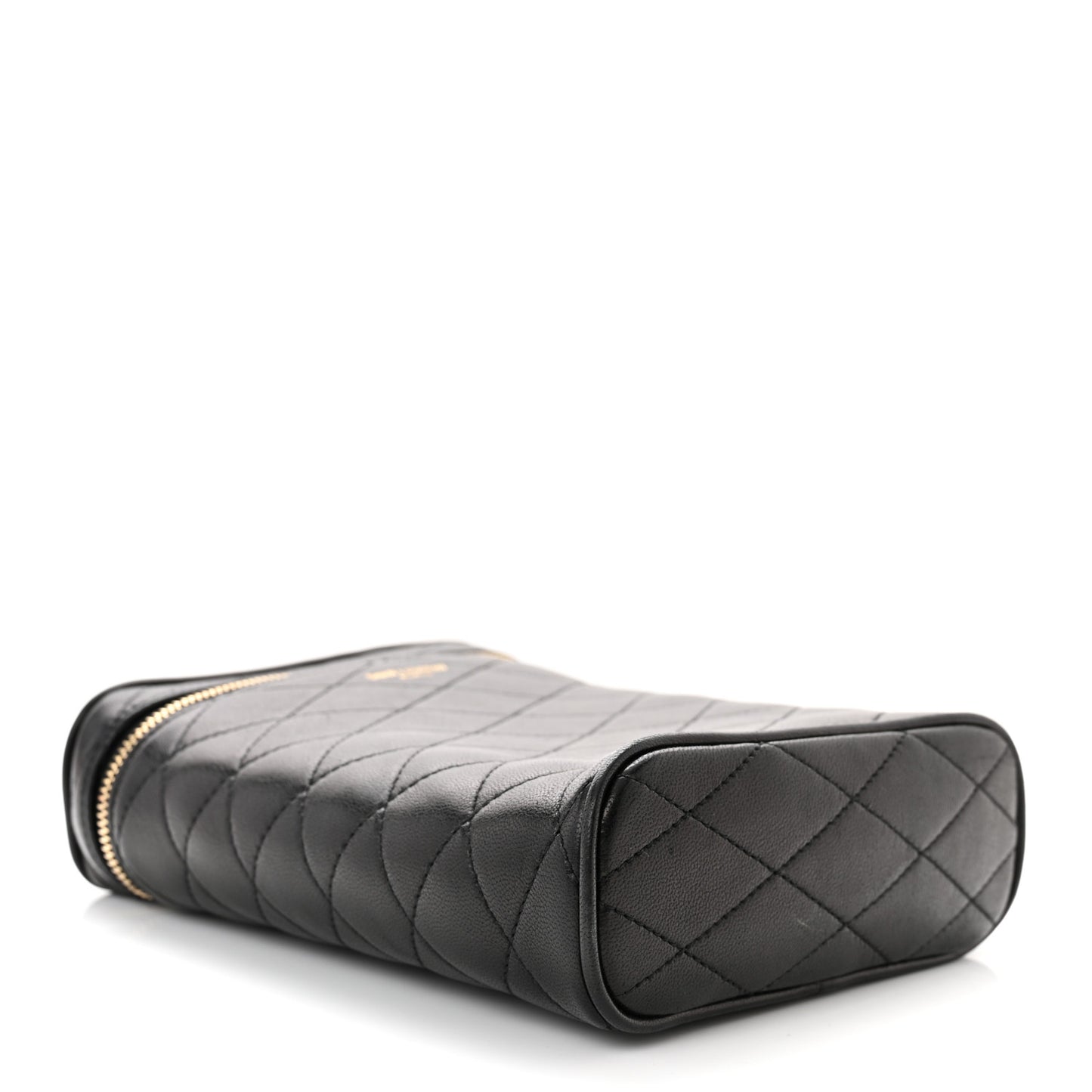 Lambskin Quilted Binocular Case Black