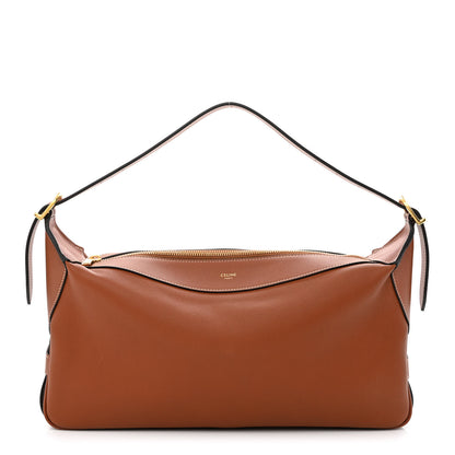 Celine Supple Calfskin Medium Romy Shoulder Bag Tan 1 of 9