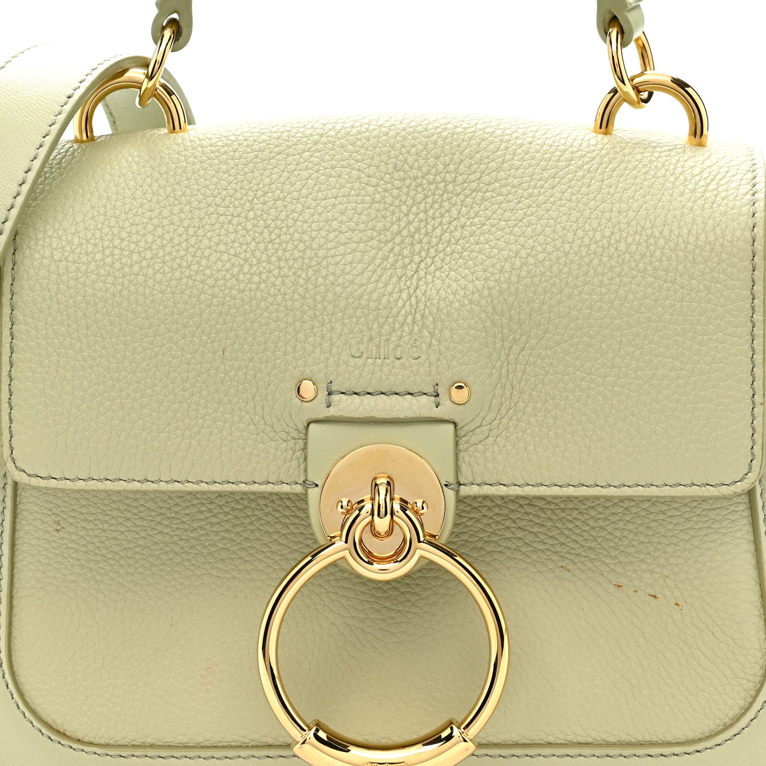 Chloe Calfskin Mini Tess Day Bag Light Eucalyptus 8 of 12