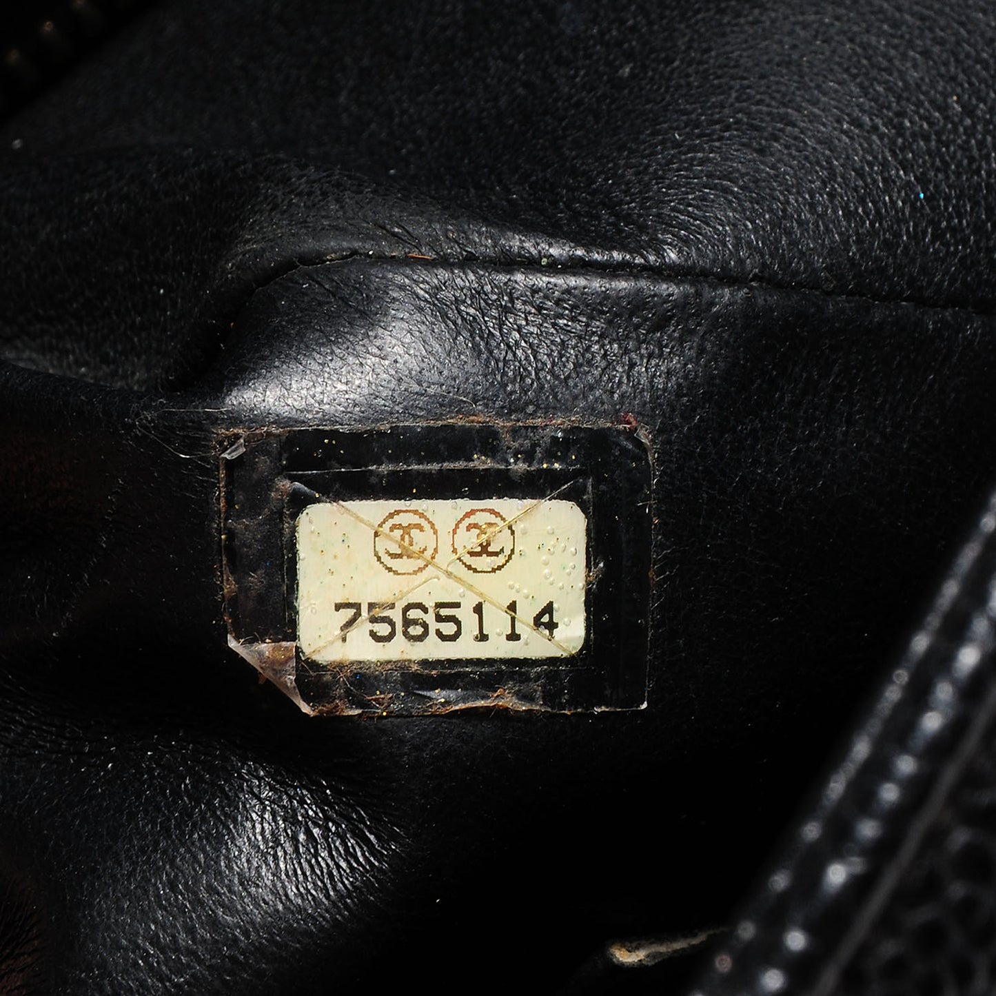 Caviar Medallion Tote Black