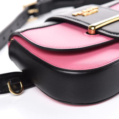 Prada City Calfskin Sidonie Belt Bag Begonia Black 8 of 10