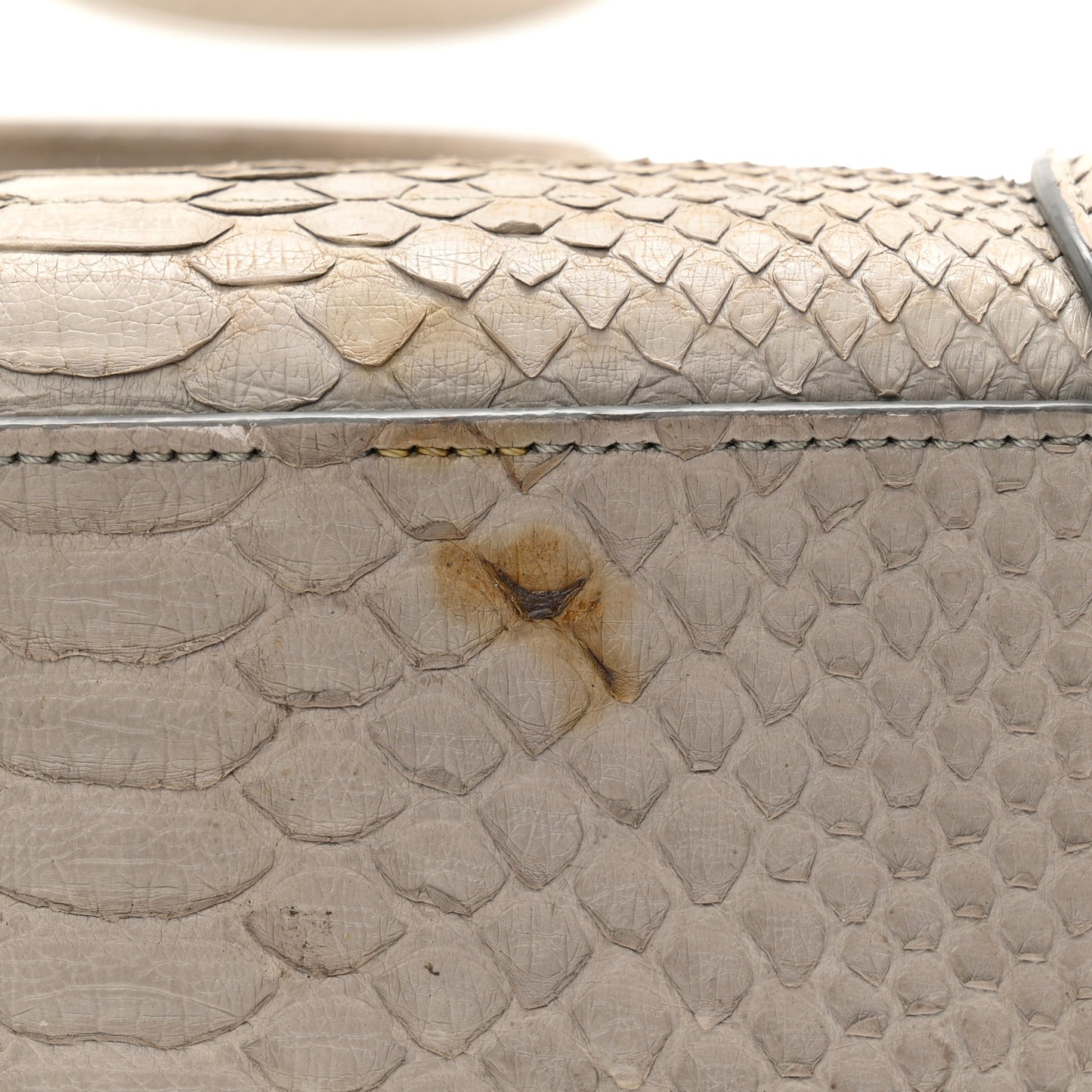 Snakeskin Nano Luggage Grey