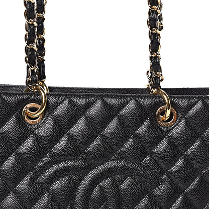 Chanel Caviar Quilted Grand Shopping Tote GST Black 11 of 11