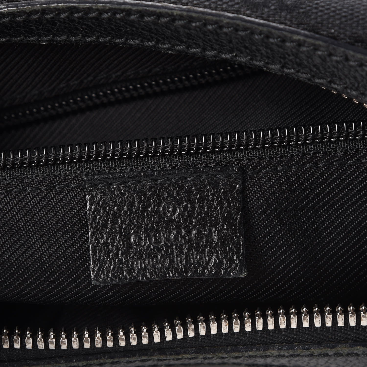 Gucci Monogram Front Pocket Hobo Black 6 of 14
