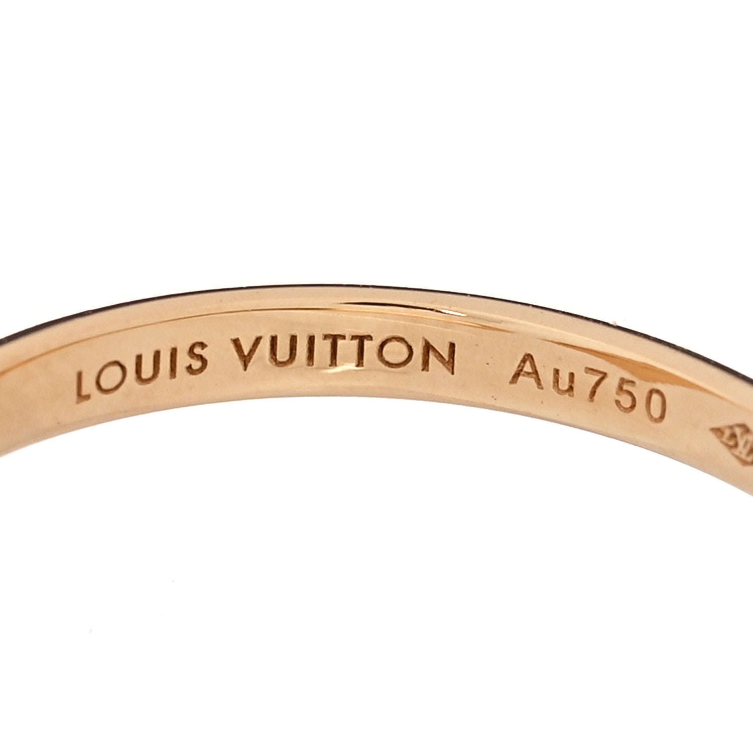 Louis Vuitton 18K Yellow Gold Diamond Black Onyx Mini Color Blossom Star Ring 51 5.75 4 of 5