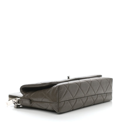 Chanel Lambskin Quilted Crossbody Dark Khaki 4 of 9