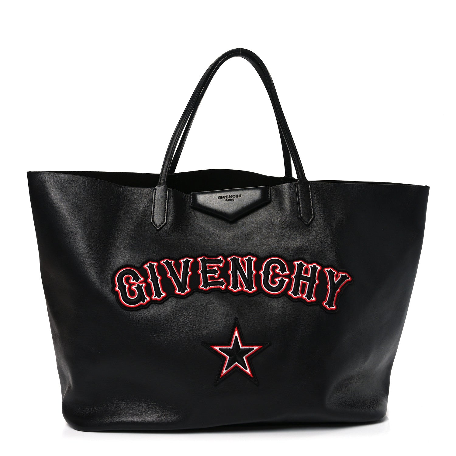 Givenchy Calfskin Gothic Large Antigona Tote Black 1 of 11