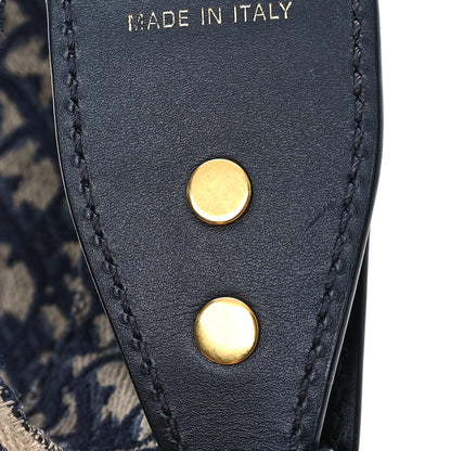 Christian Dior Oblique Shoulder Strap Blue 3 of 6