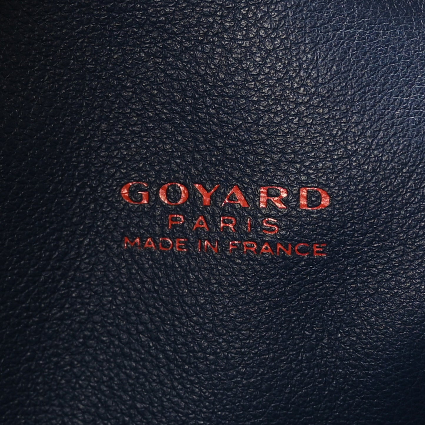 Goyardine Reversible Mini Anjou Navy