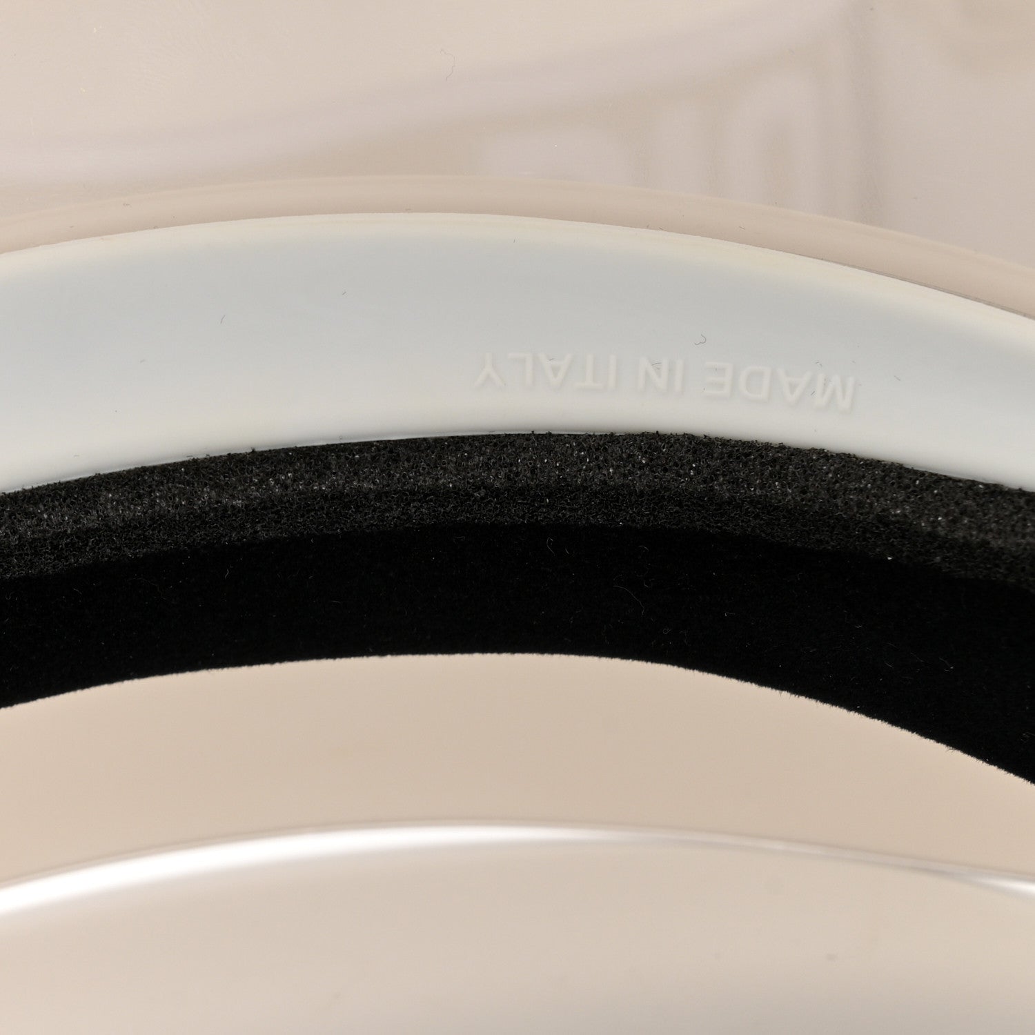 Christian Dior Mirrored DiorClub1 Sun Visor White 8 of 9