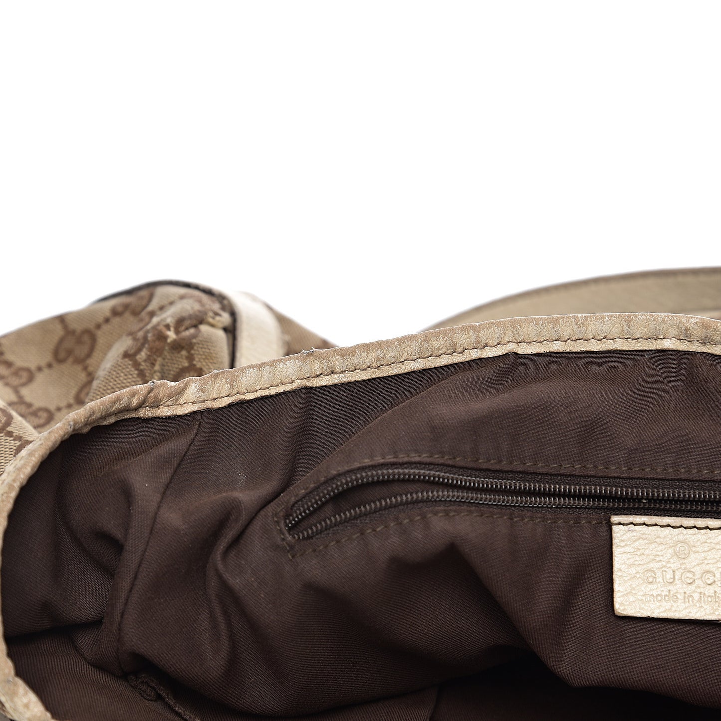 Monogram Medium Abbey Shoulder Bag Off White