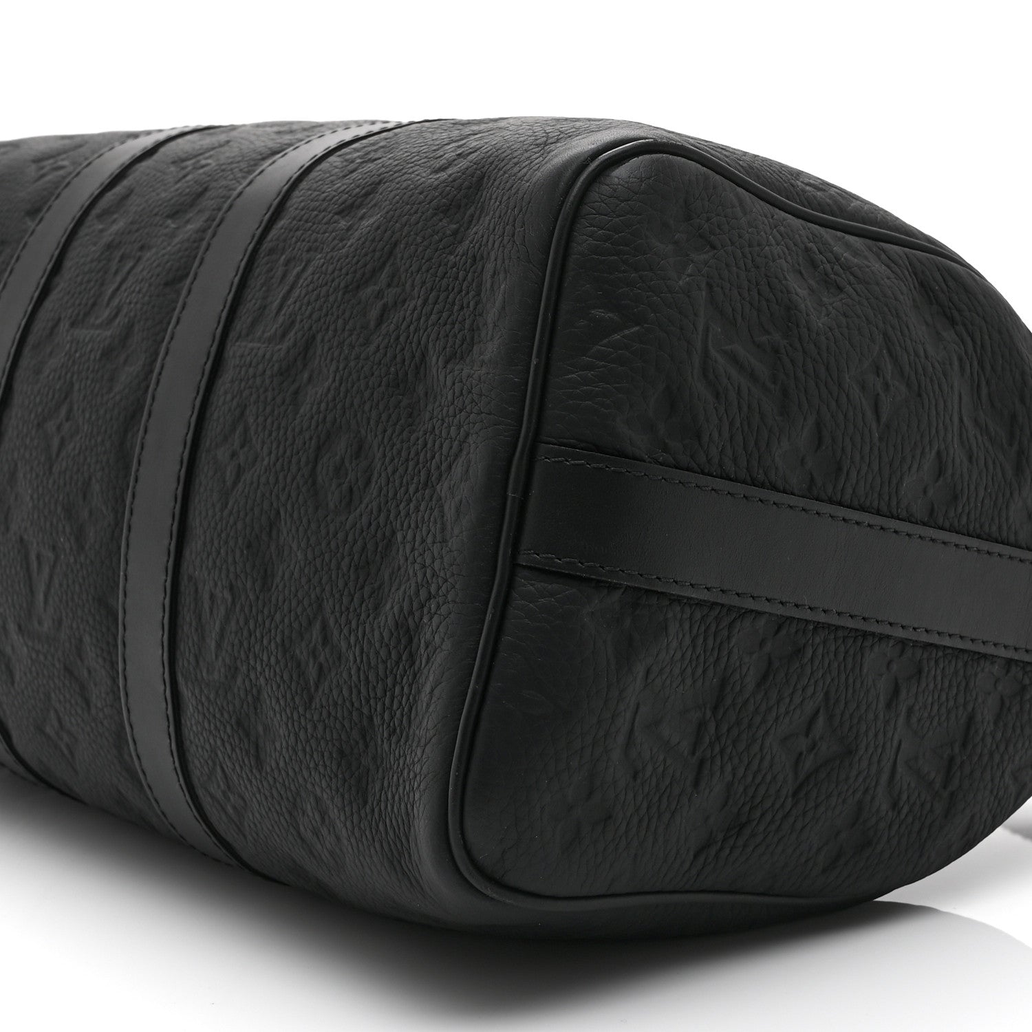 Louis Vuitton Monogram Taurillon Keepall Bandouliere 35 Black 9 of 9