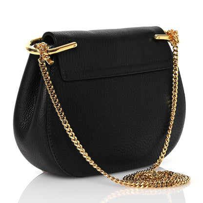 Chloe Goatskin Mini Drew Shoulder Bag Black 3 of 12