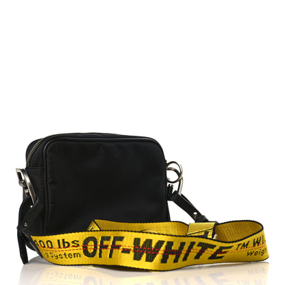Off-White Nylon Logo Print Crossbody Bag Black 3 of 8
