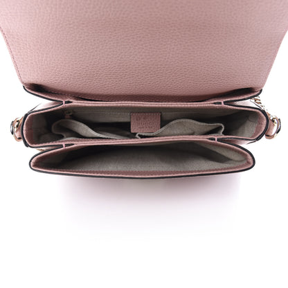 Gucci Dollar Calfskin Interlocking G Top Handle Shoulder Bag Soft Pink 5 of 10