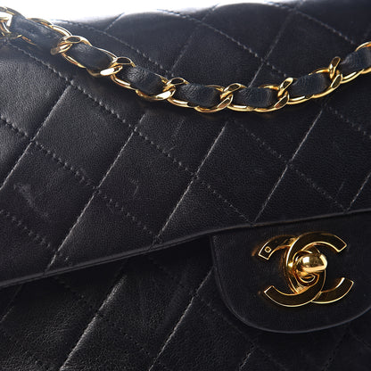 Chanel Lambskin Quilted Small Double Flap Black 12 of 15