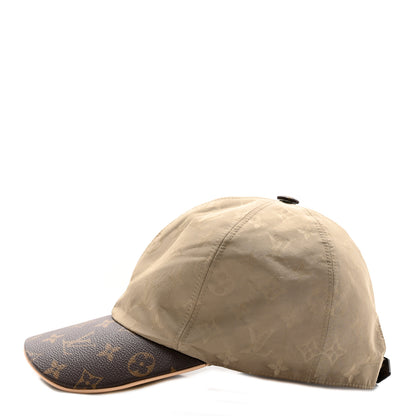 Louis Vuitton Polyester Silk Monogram LV Get Ready Cap M Beige 4 of 10