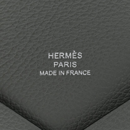 Hermes Evercolor Calvi Card Case Vert Amande 6 of 8