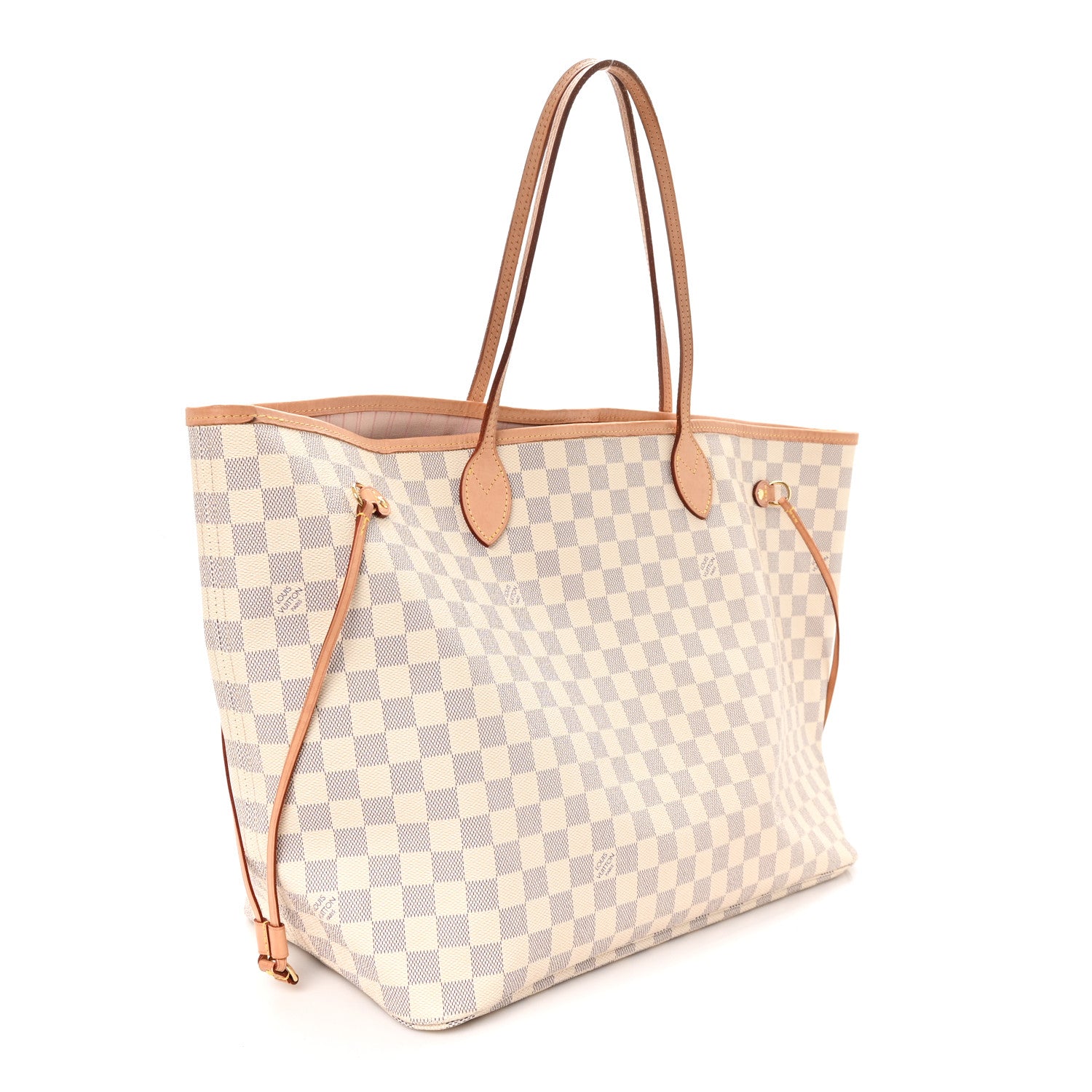 Louis Vuitton Damier Azur Neo Neverfull GM Rose Ballerine 3 of 12