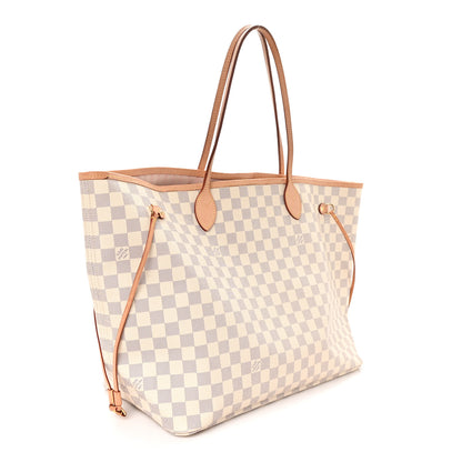 Louis Vuitton Damier Azur Neo Neverfull GM Rose Ballerine 3 of 12
