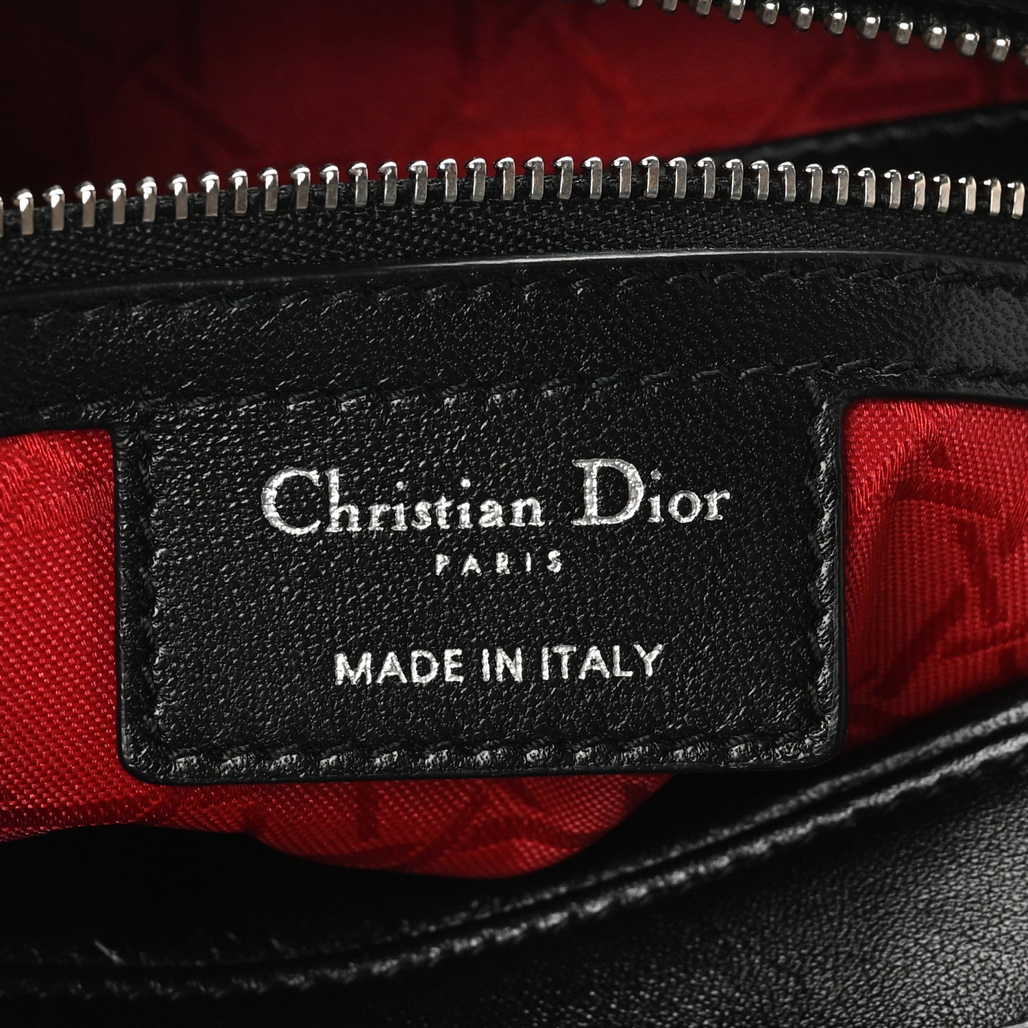 Christian Dior Lambskin Cannage Large Lady Dior Black 6 of 10