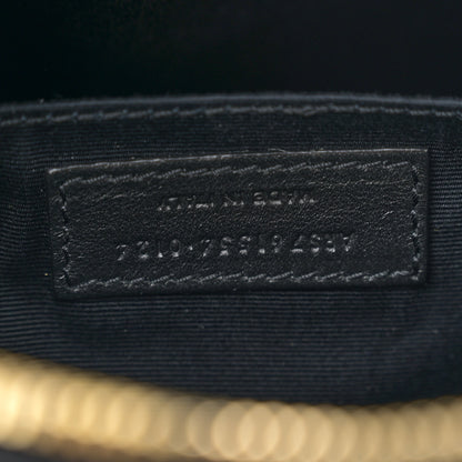 Saint Laurent Calfskin Matelasse Monogram Lou Camera Bag Black 7 of 12