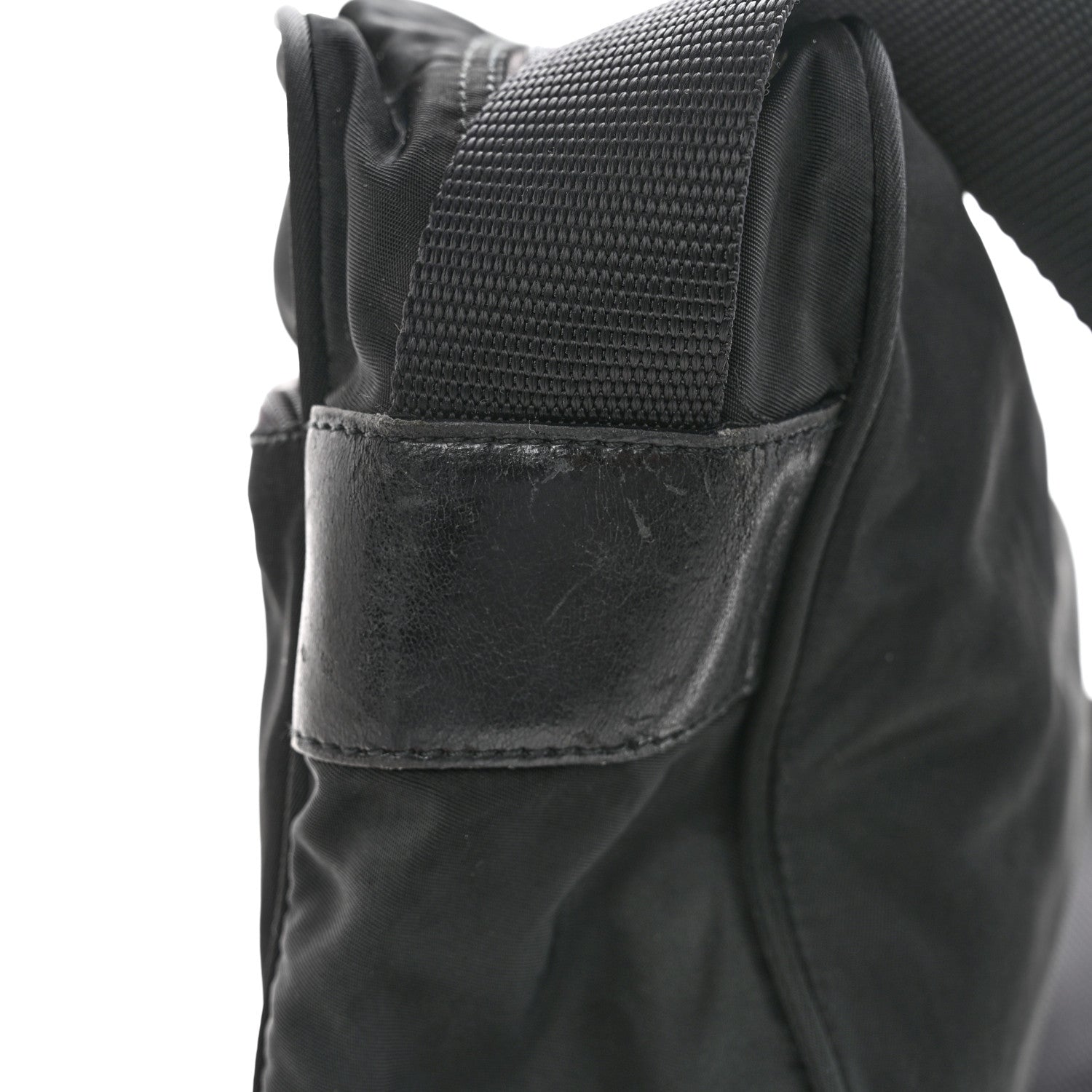 Prada Nylon Vela Messenger Bag Black 12 of 13