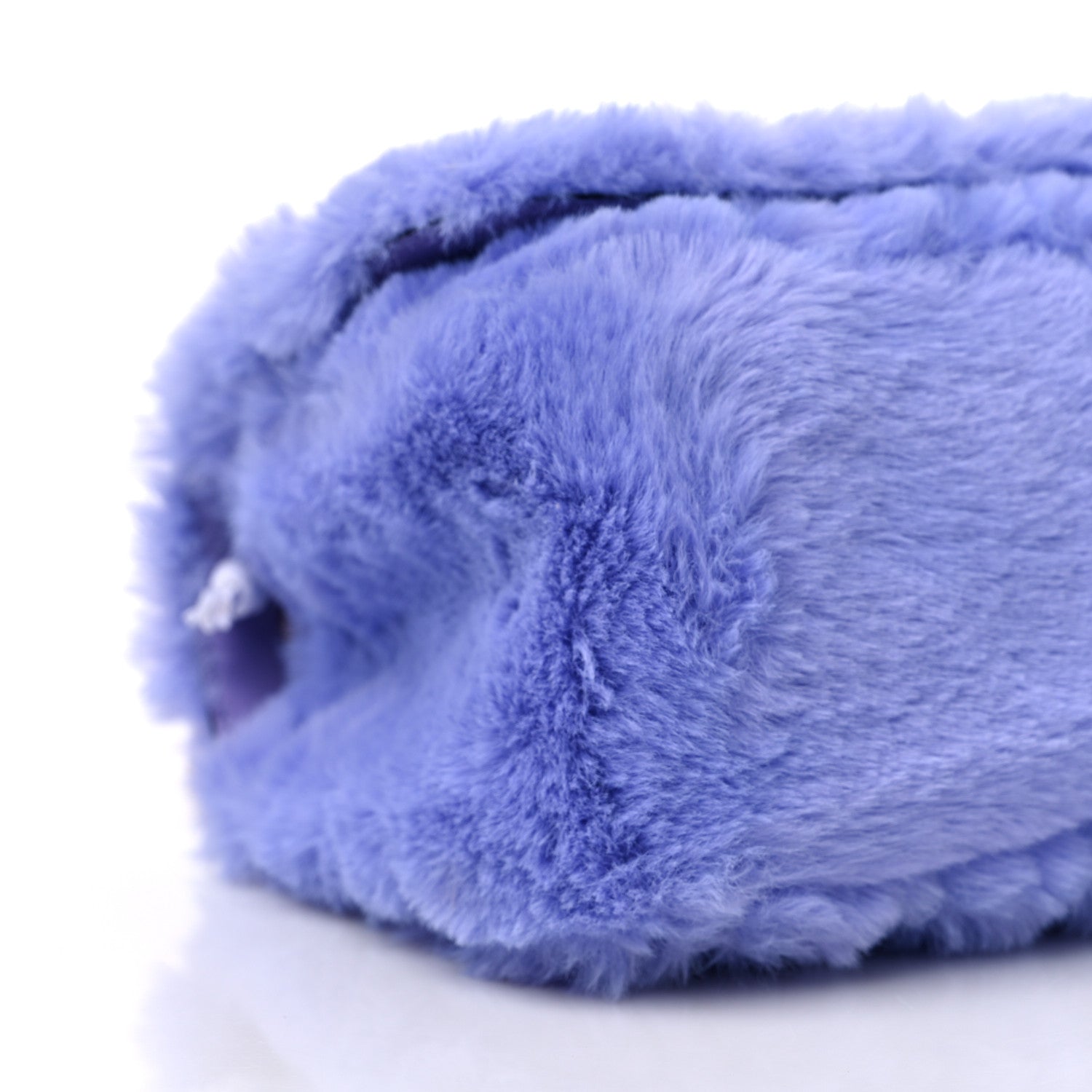 Versace Faux Fur Quilted Virtus Shoulder Bag Orchid 7 of 11