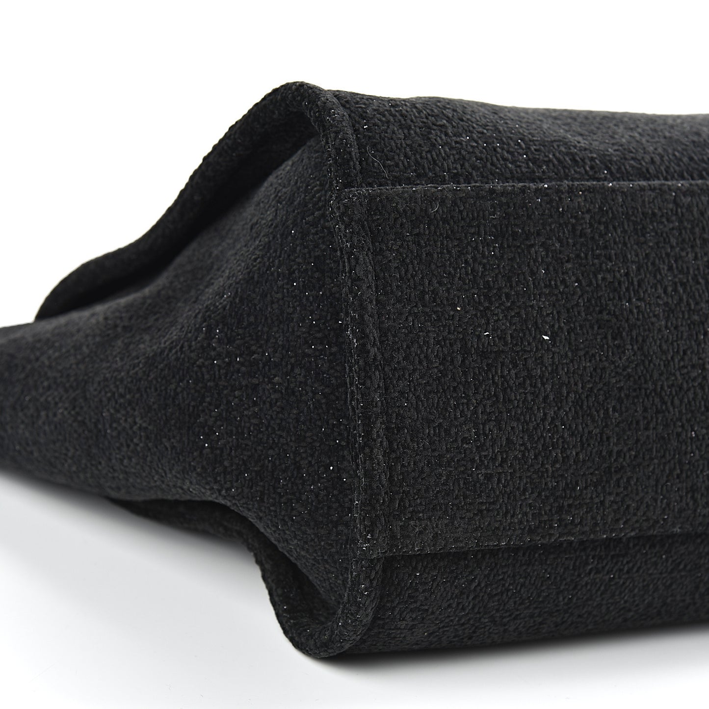 Lurex Boucle Medium Deauville Tote Black