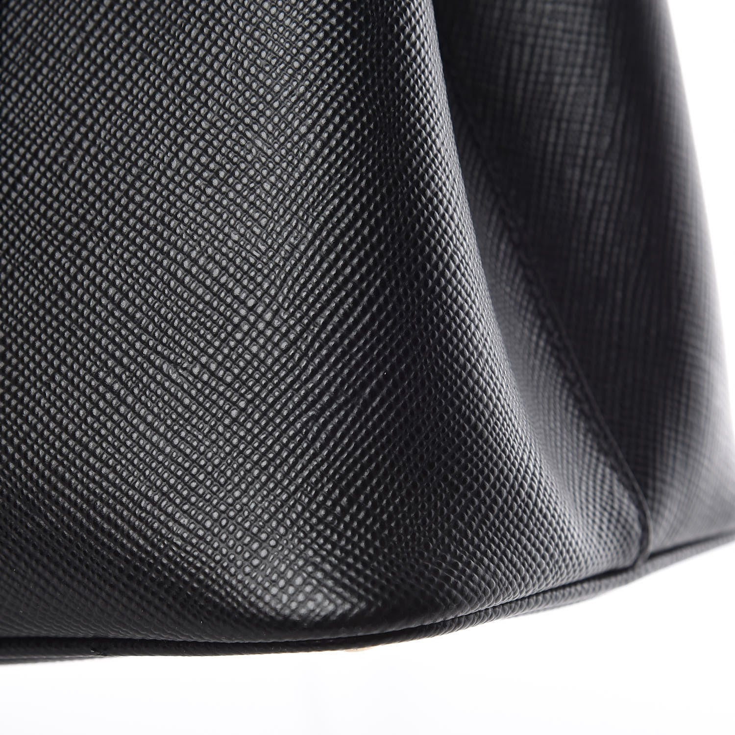 Prada Saffiano Cuir Medium Double Bag Black Fuoco 12 of 23