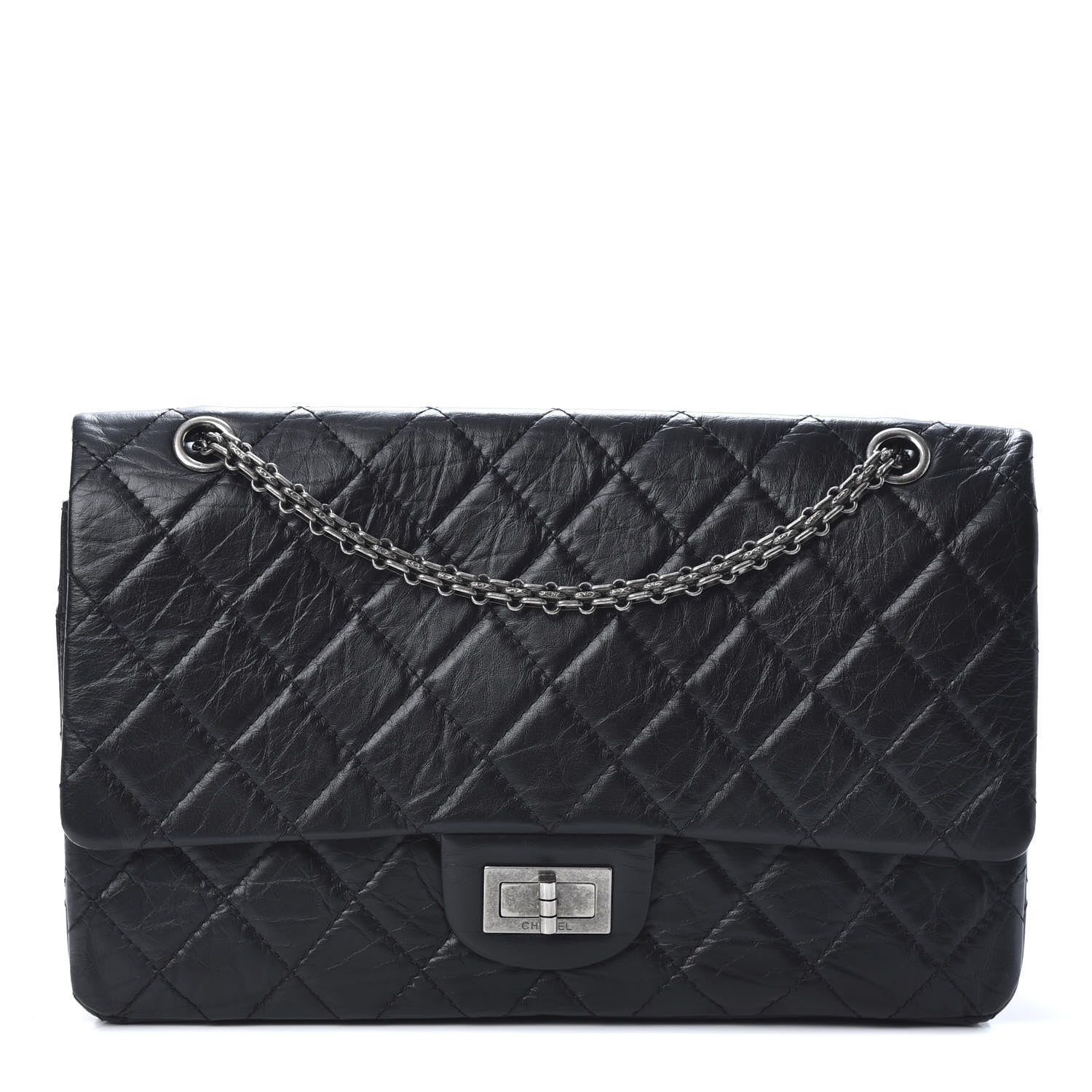 Chanel Aged Calfskin Quilted 2.55 Reissue 227 Flap Black 1 of 14