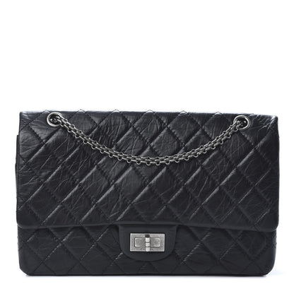 Chanel Aged Calfskin Quilted 2.55 Reissue 227 Flap Black 1 of 14