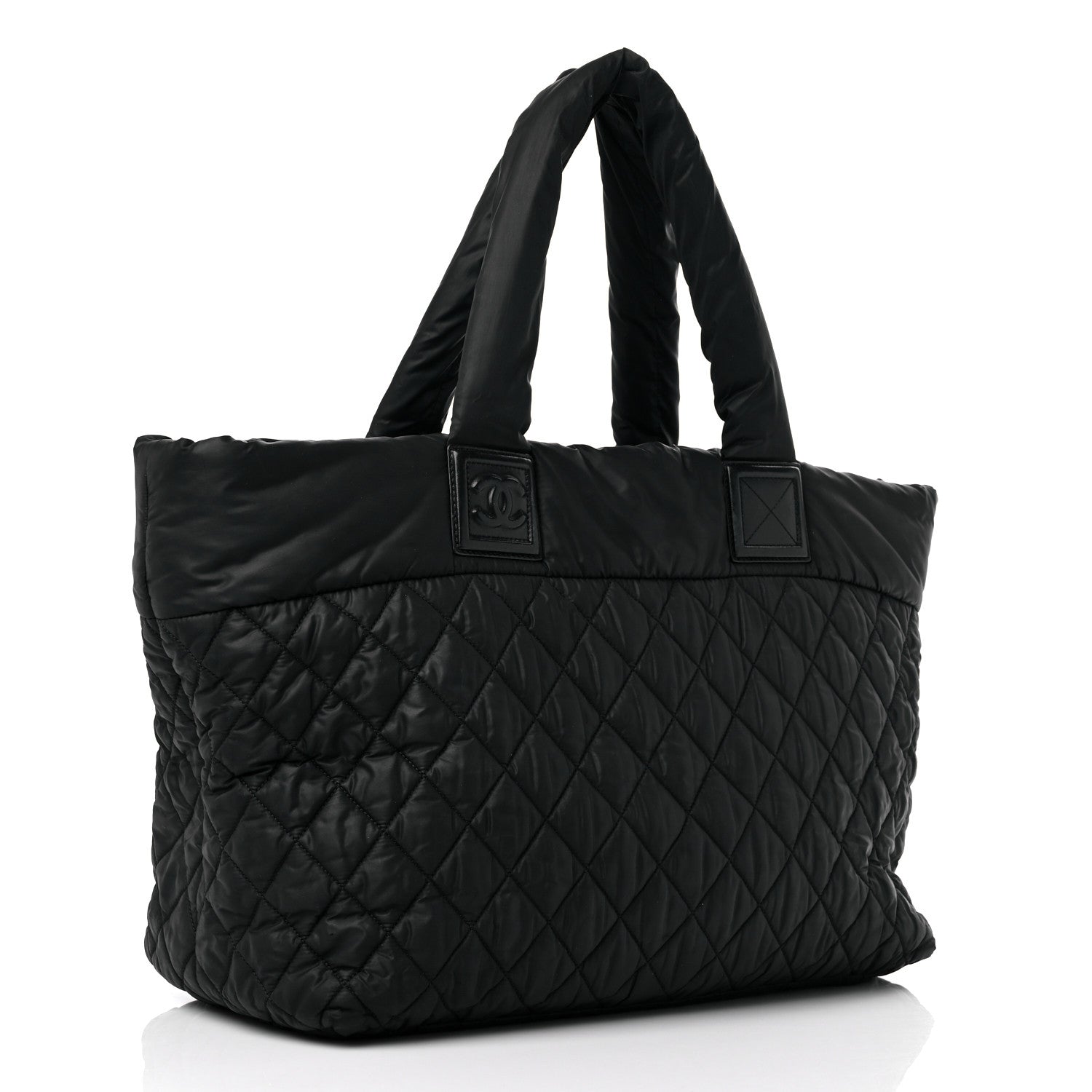 Chanel Nylon Quilted Large Coco Cocoon Tote Black 3 of 14